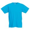 Kids Valueweight T-Shirt bedrucken Azure Blue 128 Fruit of the Loom
