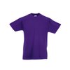 Kids Valueweight T-Shirt bedrucken Purple 116 Fruit of the Loom