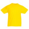 Kids Valueweight T-Shirt bedrucken Yellow 152 Fruit of the Loom